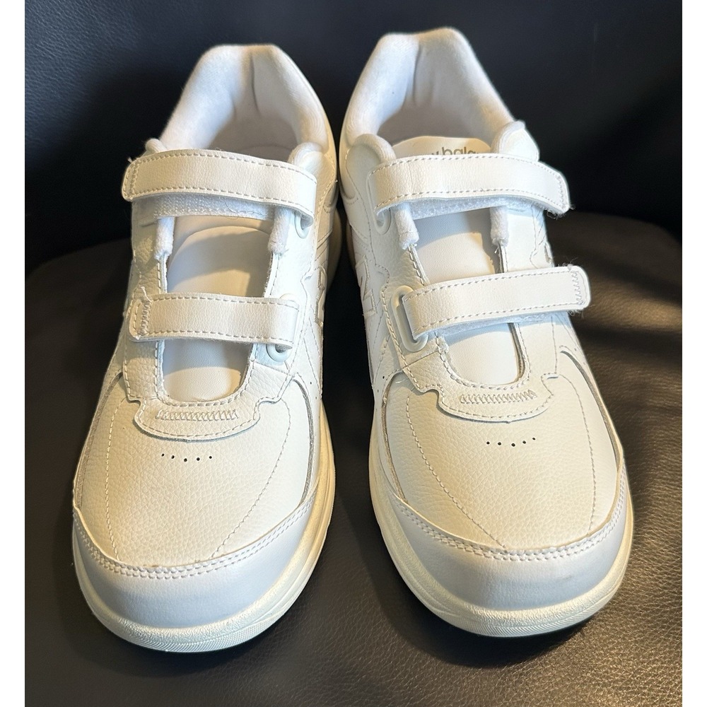 New Balance Made in USA Men's 577 VW Hook and Loop Walking Shoe, White Size 10W - Picture 2 of 12